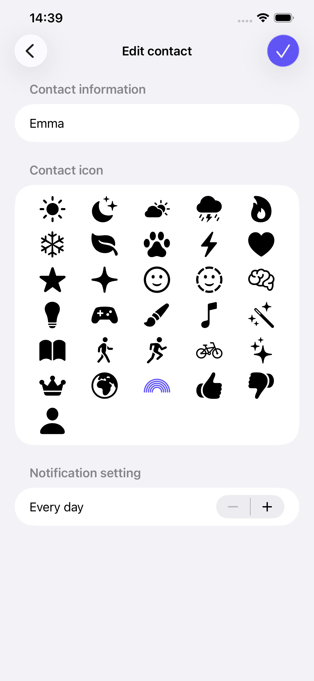 RelCheck iPhone screenshot 3