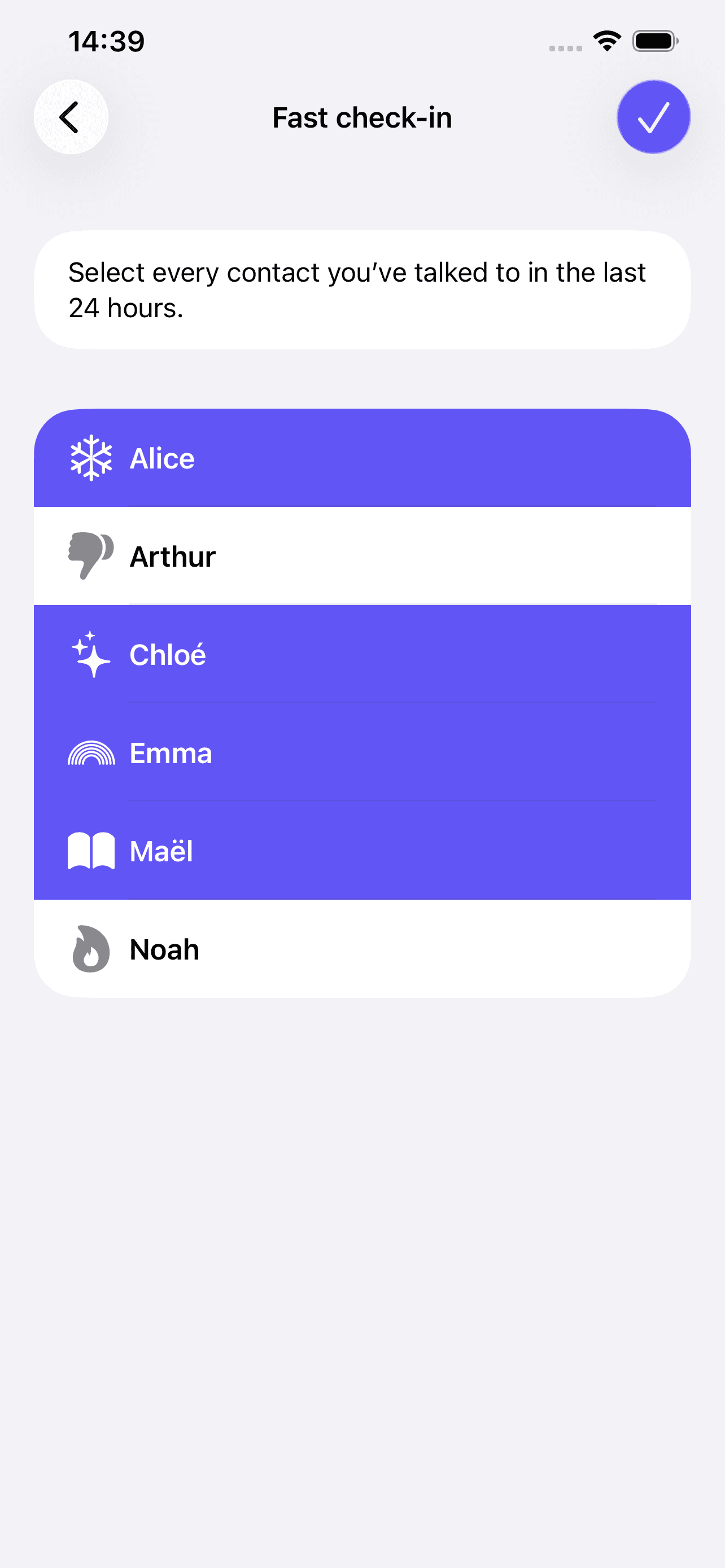 RelCheck iPhone screenshot 5