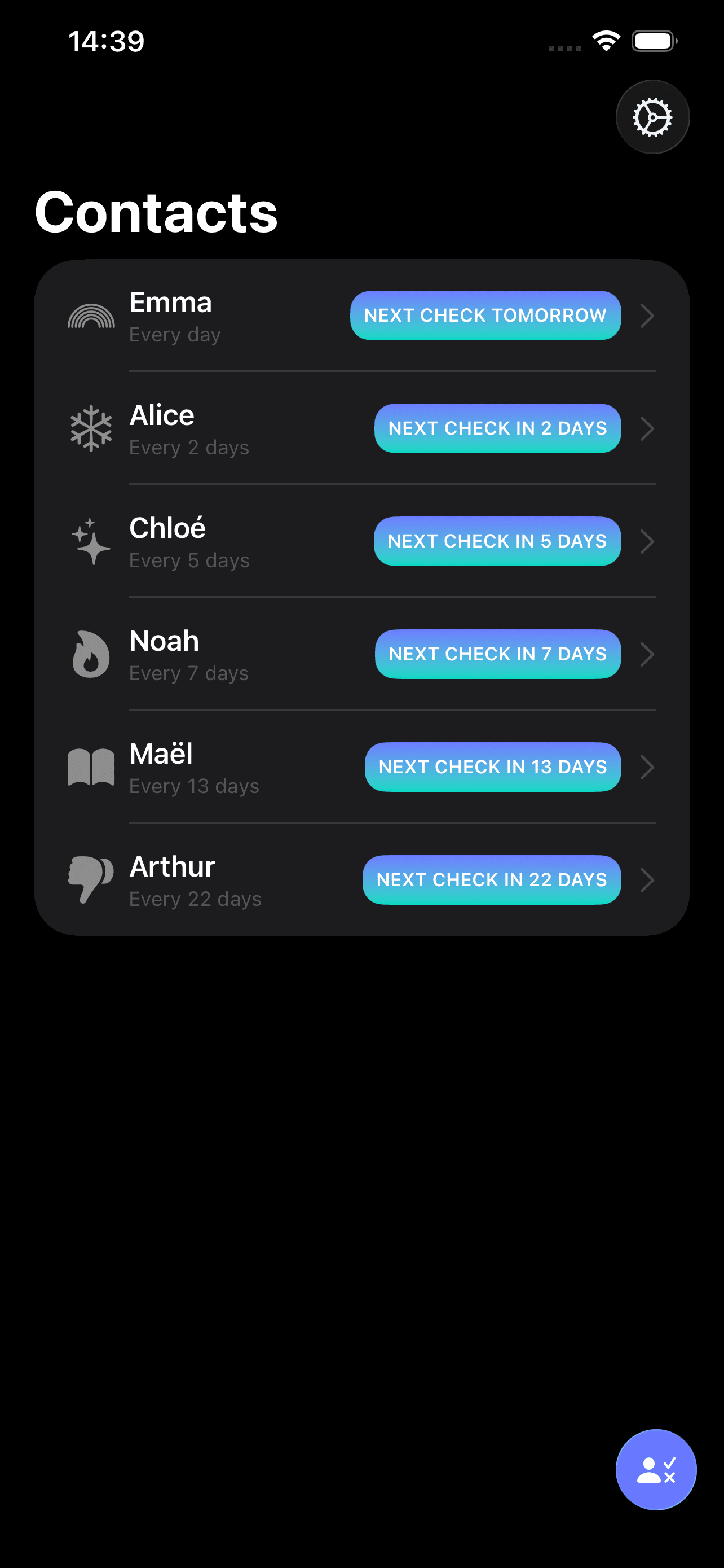 RelCheck iPhone screenshot 6