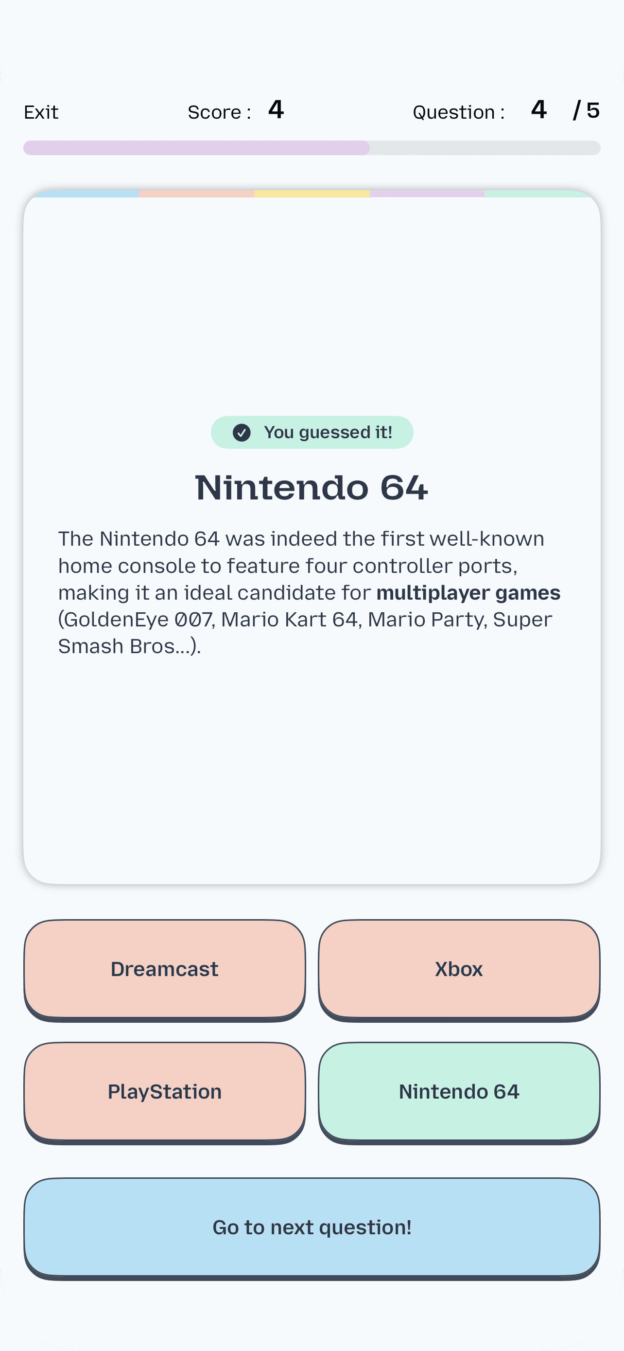 VGTrivia iPhone screenshot 3