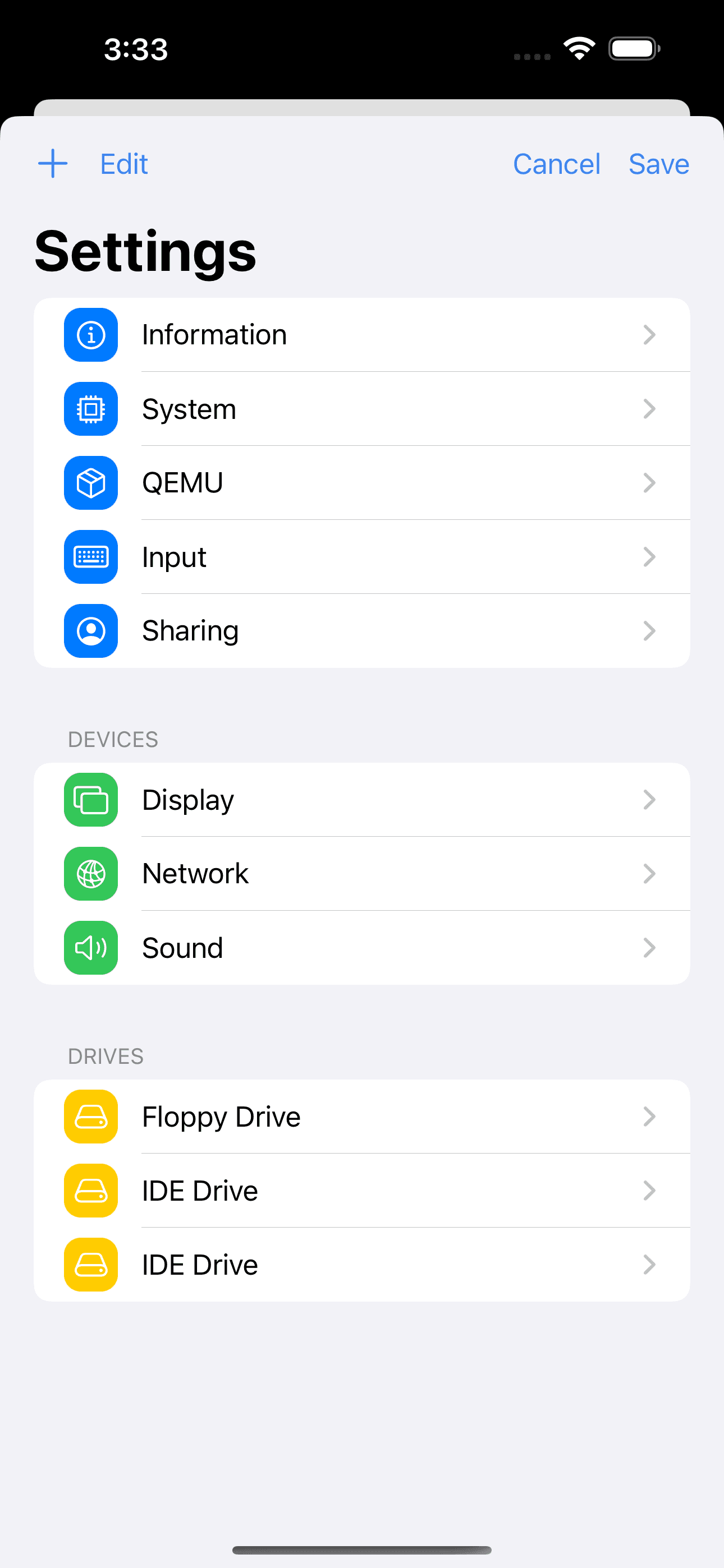 UTM SE iPhone screenshot 3