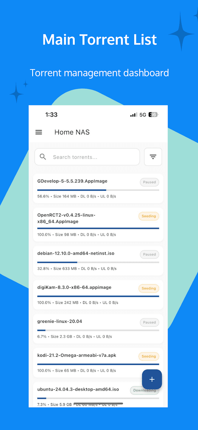 qBitConnect iPhone screenshot 2