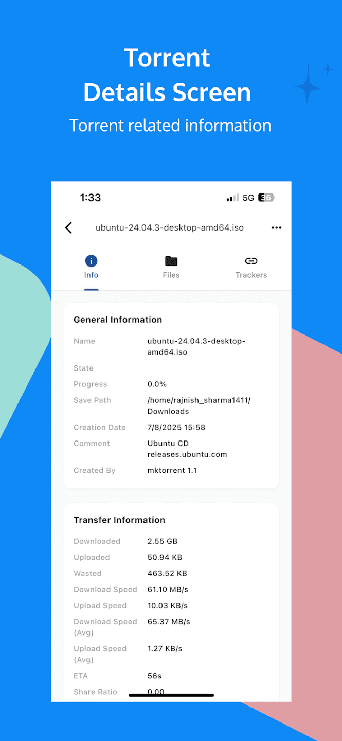 qBitConnect iPhone screenshot 5