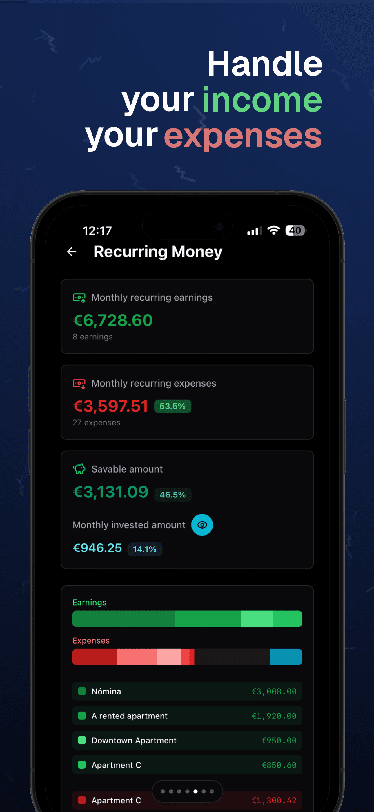 Finanze: Portfolio Tracker iPhone screenshot 7